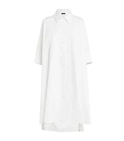 Joseph Poplin Dania Shirt Dress In White