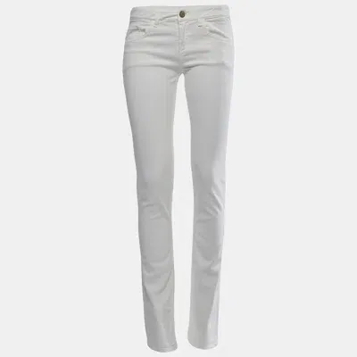 Pre-owned Joseph White Denim Erevan Jeans M Waist 28"