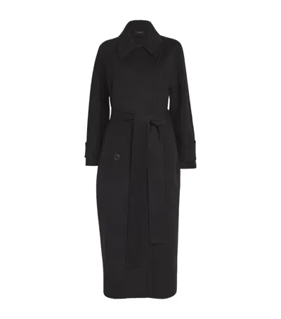 Joseph Wool-cashmere Navarre Coat In Black