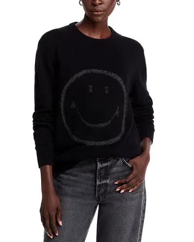 Joshua Sanders Smile Knit Outline Sweater In Black