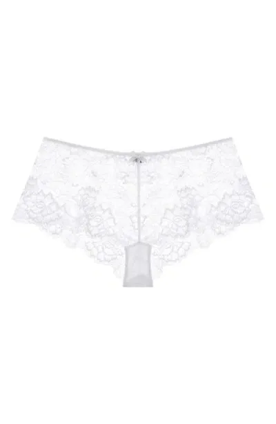 Journelle Isabel Modern Tap Shorts In Blanc