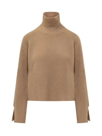 Jucca Turtleneck Shirt In Brown