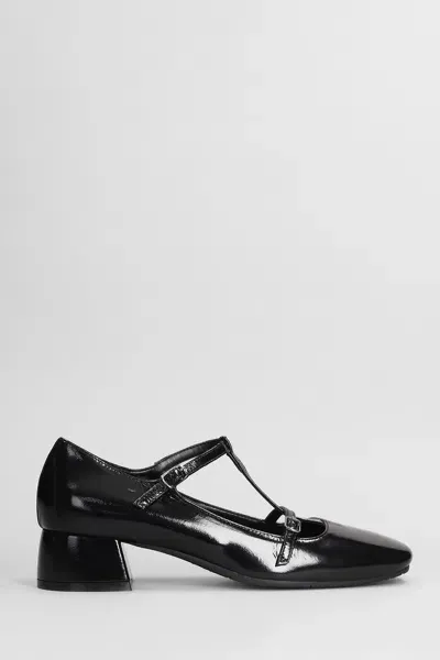 Julie Dee Pumps In Black Patent Leather