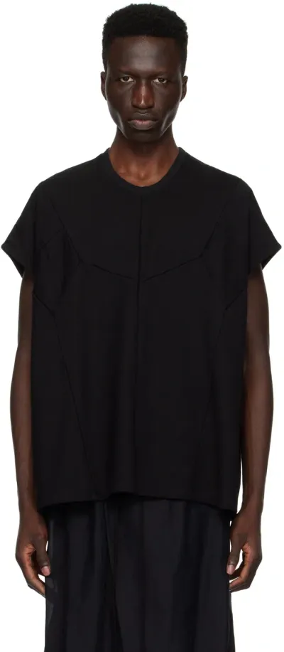 Julius Black Paneled Sweatshirt