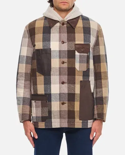 Junya Watanabe Checked Shirt Jacket In Multicolor