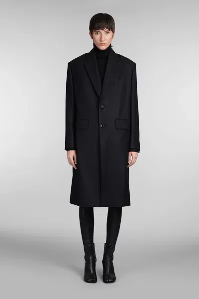 Junya Watanabe Coat In Black Wool