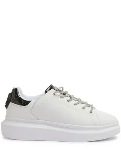 Just Cavalli Logo-patch Sneakers In White