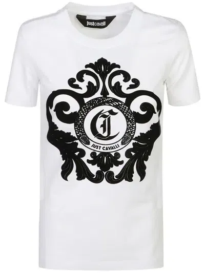 Just Cavalli T-shirts And Polos In White