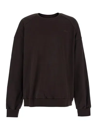 Juunj Charles Wilkin Over Fit Graphic Sweatshirts In Brown