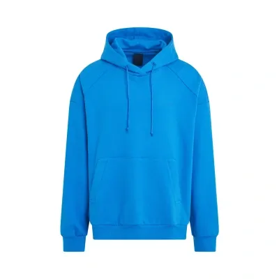 Juunj Loose Fit Graphic Print Hoodie In Blue