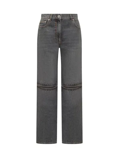 Jw Anderson Cut-uot Bootcut Jeans In Black