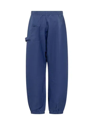 Jw Anderson J.w. Anderson Joggers Pants With Logo Anchor In Blue