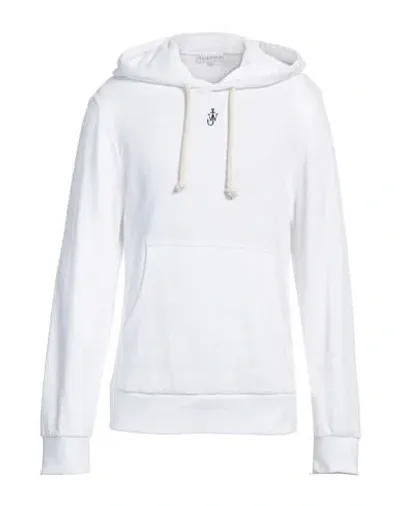 Jw Anderson White Cotton Blend Oversize Sweatshirt