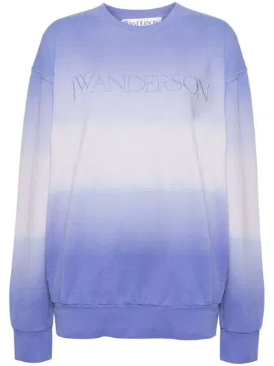 Jw Anderson Sweatshirt Mit Farbverlauf In Purple