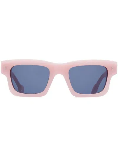 Jw Anderson Jwa02-rectangle Sunglasses In Pink