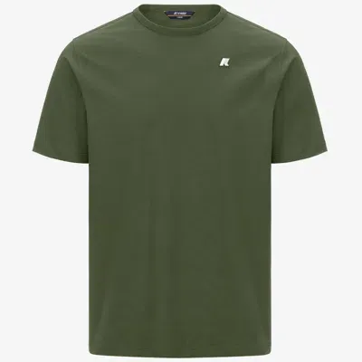 K-way Adame Stretch Jersey In Green