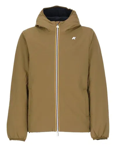 K-way Jacko Bonded Jacket In Brown