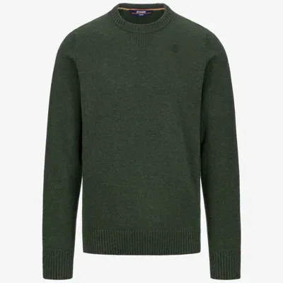 K-way Sebastien Lambswool In Green