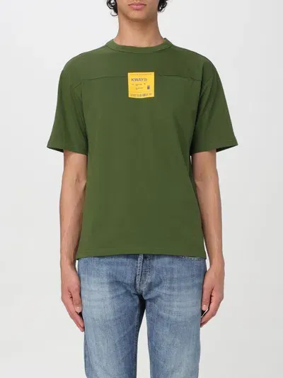 K-way T-shirt  Men Color Green