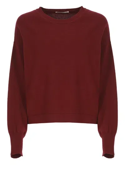 Kangra Bordeaux Cashmere Cashmere Sweater In Burgundy