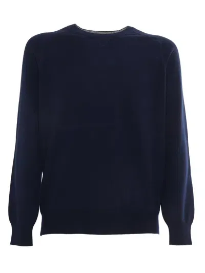 Kangra Cashmere Girocoll In Blue