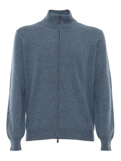 Kangra Cashmere Jacket In Blue