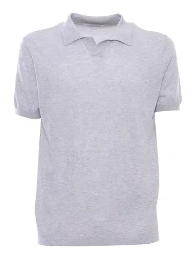 Kangra Cashmere Polo In White