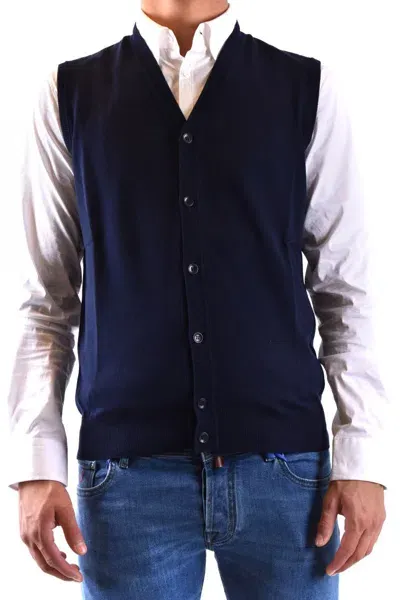 Kangra Cashmere Vest In Blue