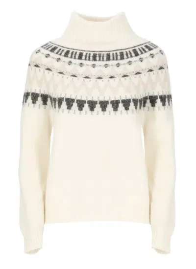 Kangra Ivory Cashmere Sweater In Neutrals