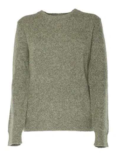 Kangra Regular Fit Crewneck Sweater In Green