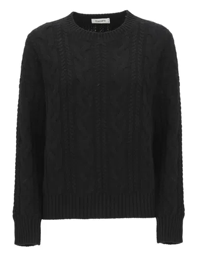 Kangra Wool Jumper In Black