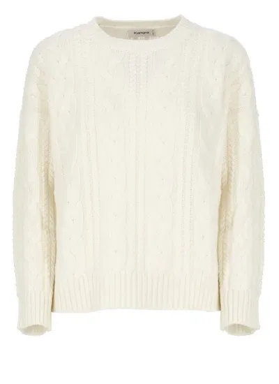 Kangra Wool Jumper In White