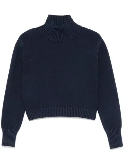 Kaos Cropped Sweater In Blue