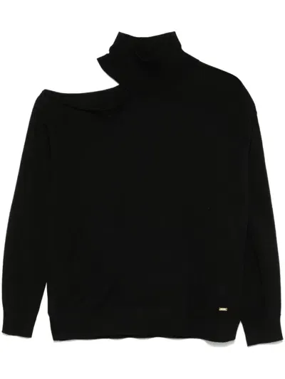 Kaos Cut-out Sweater In Black