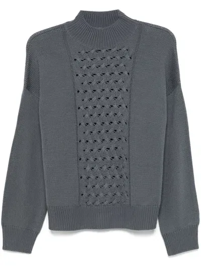 Kaos High-neck Sweater In Grey