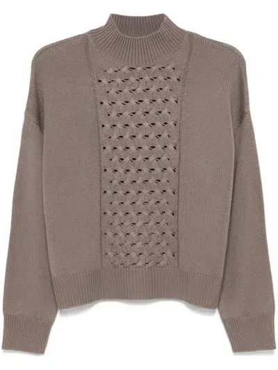 Kaos High-neck Sweater In Grey