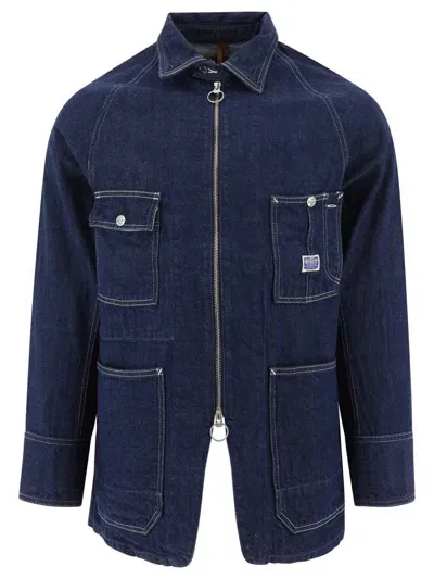 Kapital 11.5oz Denim Zipper Jackets In Blue