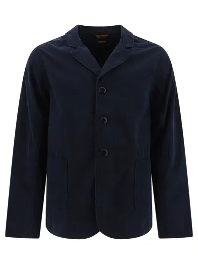 Kapital Ripstop Hospital Jackets In Blue