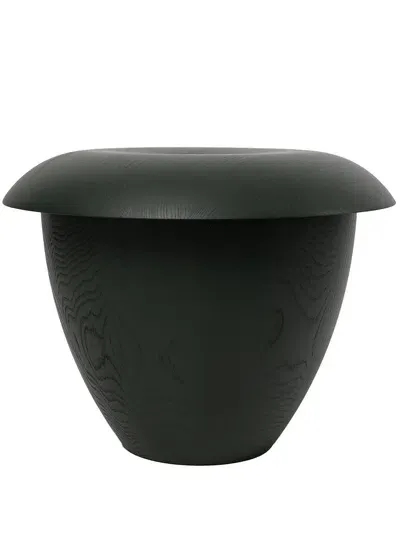 Karakter Bon Sculptural Stool In Black