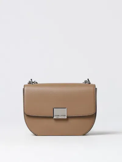 Karl Lagerfeld K/forever Leather Crossbody Bag In Brown