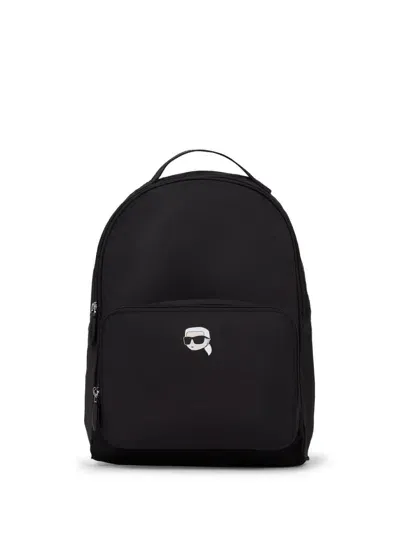 Karl Lagerfeld Ikon Backpack In Black