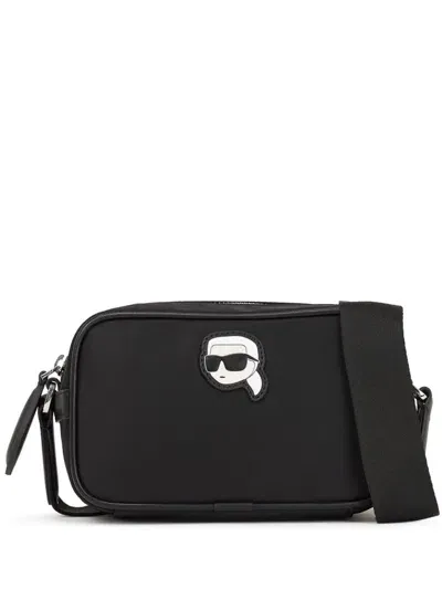 Karl Lagerfeld Ikon Crossbody Bag In Black