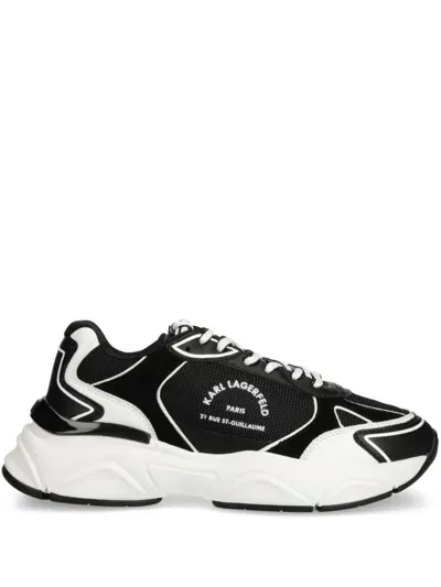 Karl Lagerfeld Rue St-guillaume Comet Sneakers In Black