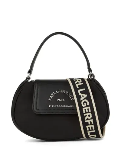 Karl Lagerfeld Small Rsg Shoulder Bag In Black