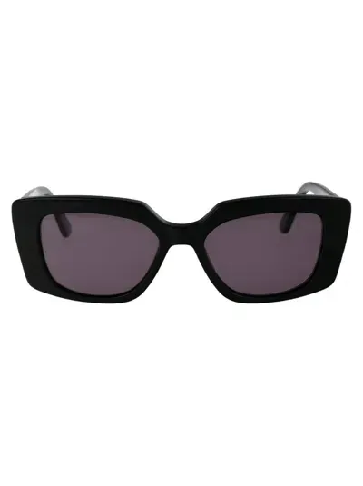 Karl Lagerfeld Square Frame Sunglasses In Black