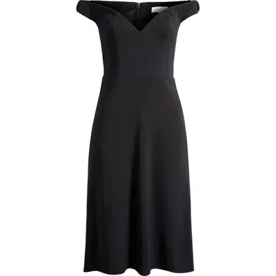 Katie May Jericho Off The Shoulder Dress In Black