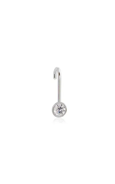 Katkim Diamond Oasis 18k White Gold Single Earring