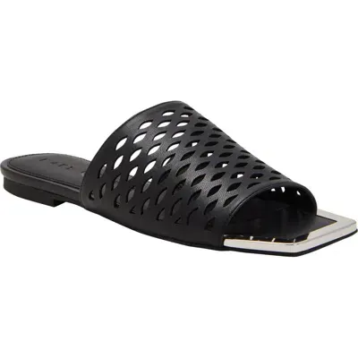 Katy Perry The Caught Up Cutout Slide Sandal In Black