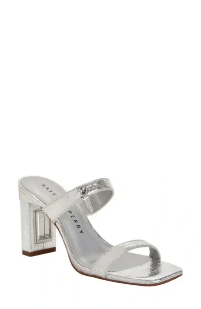 Katy Perry The Hollow Heel Sandal In Silver