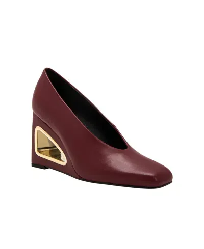 Katy Perry Women's Hollow Wedge Pumps In Cranberry